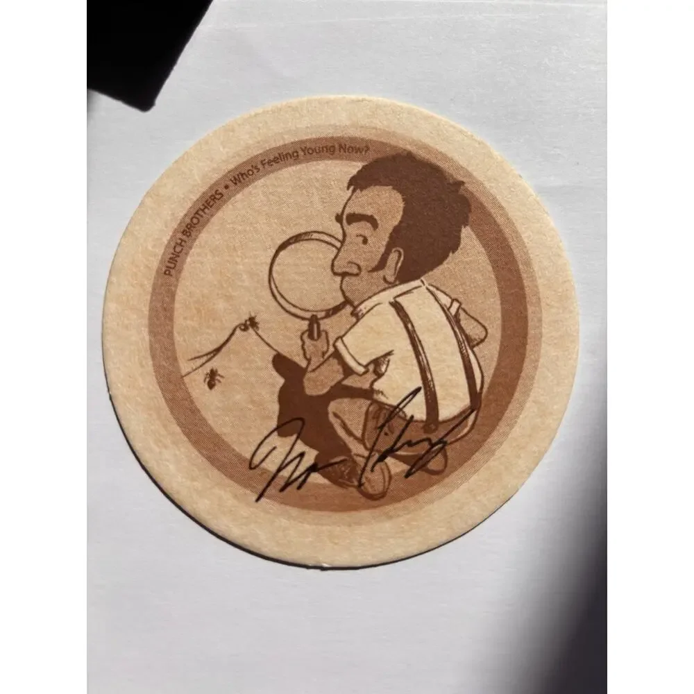 Punch Brothers Signed Coaster Set Matthew Diffee Feeling Young Now 4pc